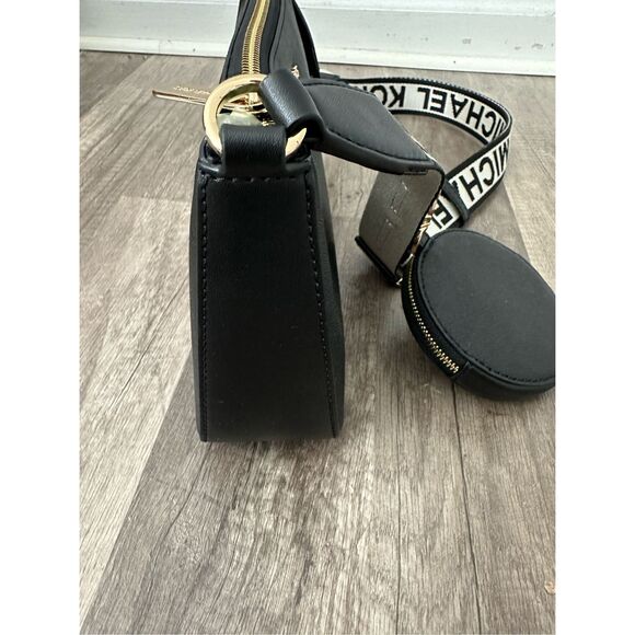 Michael Kors Jet Set Saffiano Leather Tech Crossbody Bag Black OS $448 - Picture 7 of 9